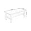 Bureau rectangulaire brun en bois massif-108780568