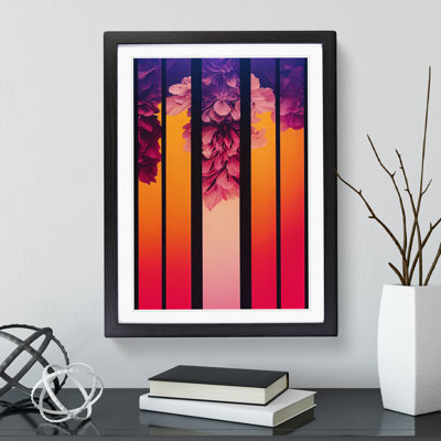The Dynamic Flowers - Framed Print