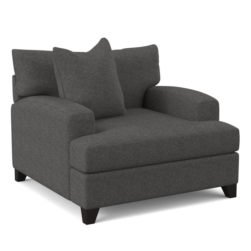 Fauteuil en polyester l 48 po Zani, Thrillist Denim Sustain®