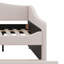 Full Size Upholstered Daybed With Light And Trundle-1320641506