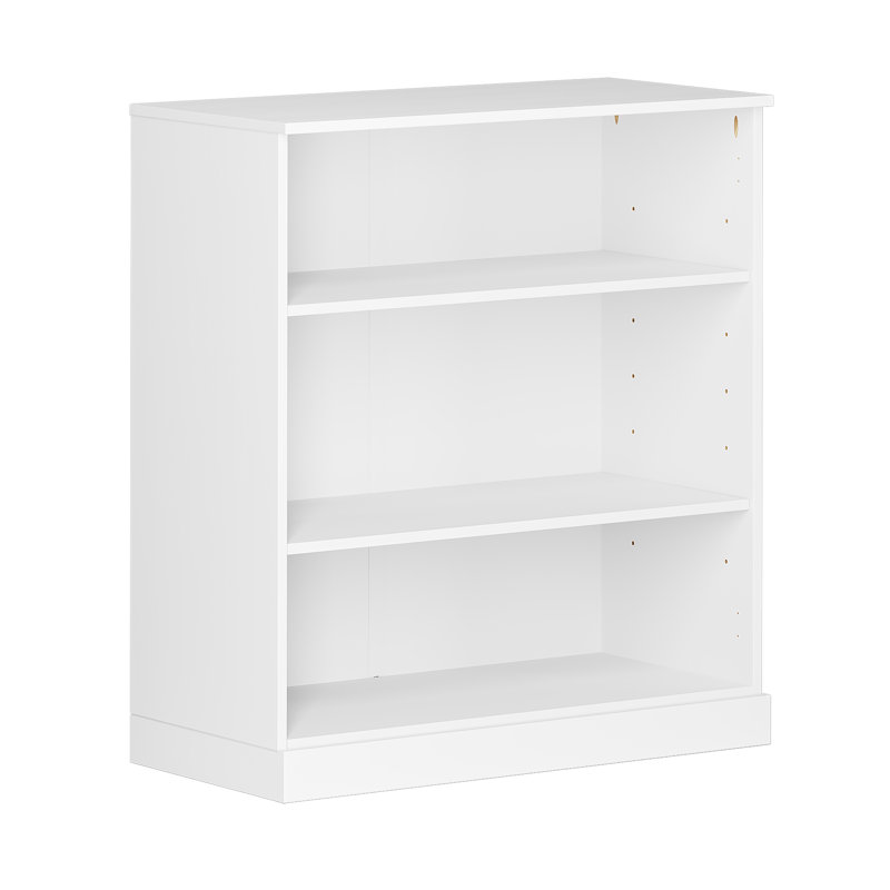 Leanardo Palace Imports 100% Solid Wood Modular Storage Cabinet with Adjustable Shelves, 32" Wide x 35.75" Tall, White