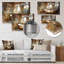 Décoration murale en métal pour salle de bain Golden Luxe III-1245450058