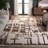 Ebony 815 Hand Tufted Wool & Cotton Abstract Rug-1443364911
