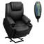 Fauteuil inclinable électrique de 34 po de largeur avec similicuir-906556315