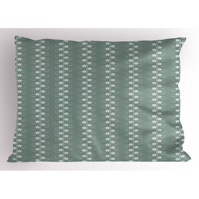 Spring Polyester Striped Sham Set, Queen
