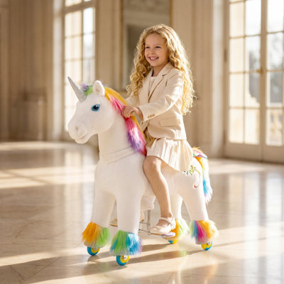 Unicorn Ride On Toy Rainbow Model X