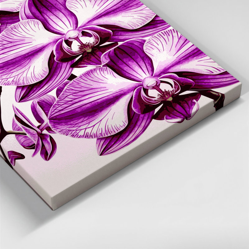 Watercolor Botanical Beige Canvas Wall Art, 20" H x 24" W