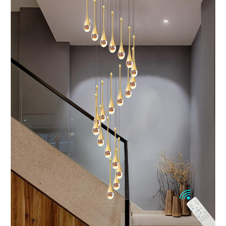 Krea 20 - Light Crystal Dimmable LED Linear Chandelier