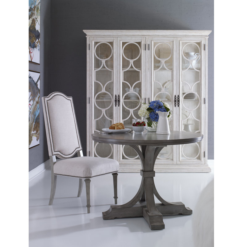 Brittany 20'' H Beech Side Chair, Weathered Brass Small, Espresso, Margaret Lagoon