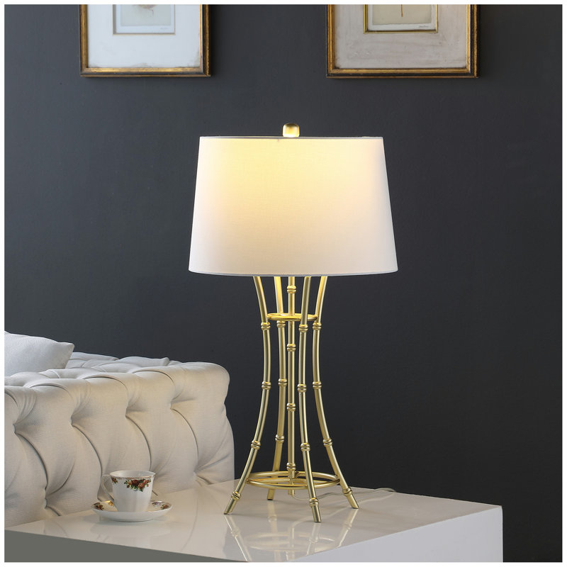 Lampe de table moderne en métal 29,25 po Kiara, Doré