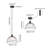 3 PCS Black Farmhouse Cage Pendant Light Vintage Modern Light-2142816309