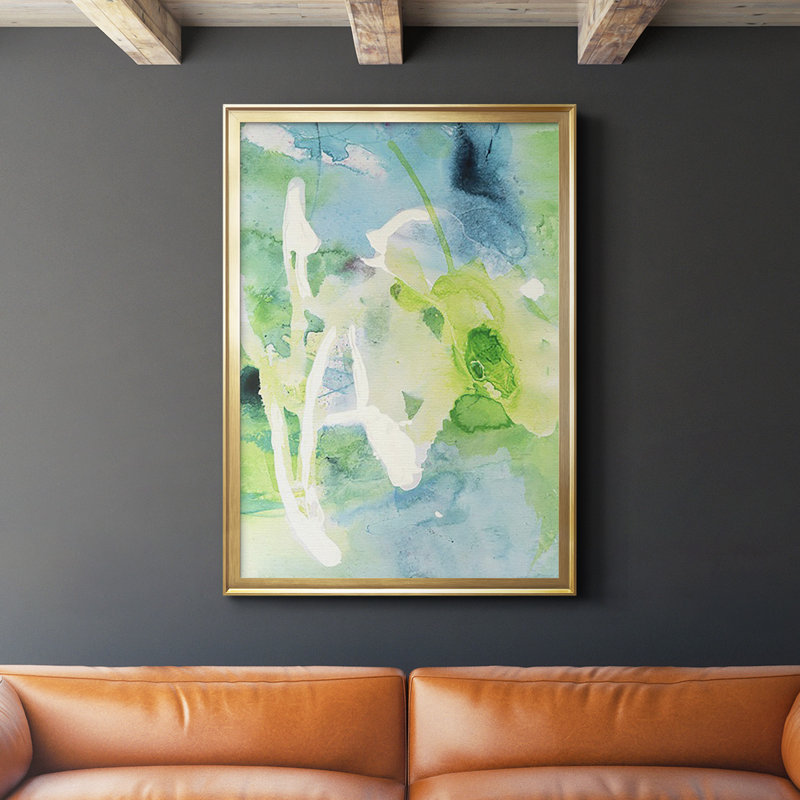 Dilesh Rising Above III - reproduction de cadre photo, Toile avec cadre doré, H 42,5 po x l 30,5 po