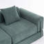  Canapé-lit modulaire pliable 98,8 po en mousse à compression avec poches latérales et 3 coussins - aucun assemblage requis-754941092