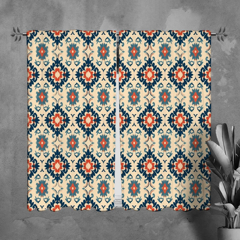 Aneecia Room Darkening Curtain Pair, 40" W x 82" L