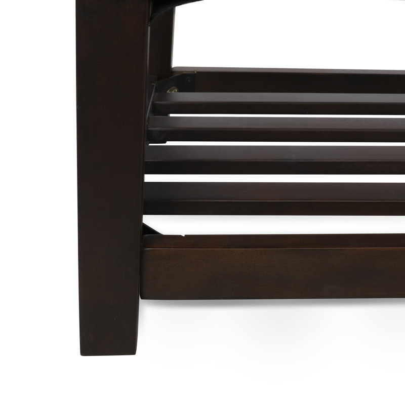 Arzetta Fabric Upholstered Storage Bench, Cognac