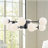 12-Light Dimmable Modern Globe Sputnik Chandelier in Black-537583918-538134918
