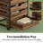 Mobile Storage Dresser Cabinet,Industrial Style Drawer Chest,Printer Stand,Office Storage Unit