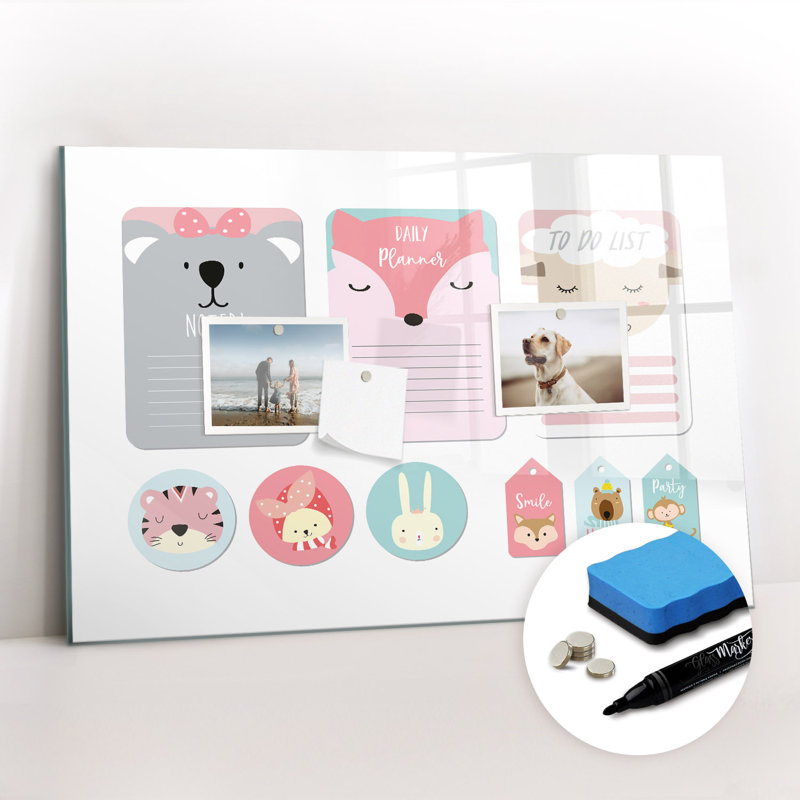 Magnetic Glass Dry Erase Board