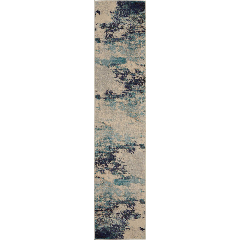 Adrienn Abstract Indoor Rug, Runner 2'2" x 12'