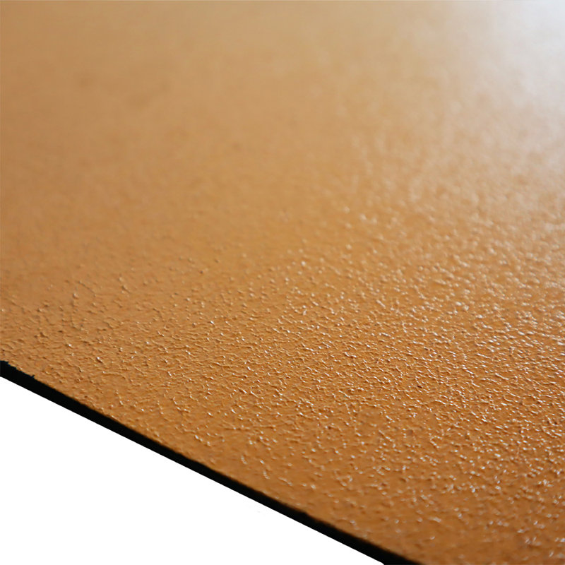 Tapis en caoutchouc caoutchouc "TFS-122" - 5mm, Marron clair, 32 pieds carrés, L 96 po x l 48 po