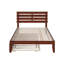 Lit plateforme avec lit gigogne en bois massif Jaqson par Harriet Bee-49622926-49622928