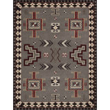 Mesa Hand Knotted Wool Geometric Shapes Area Rug