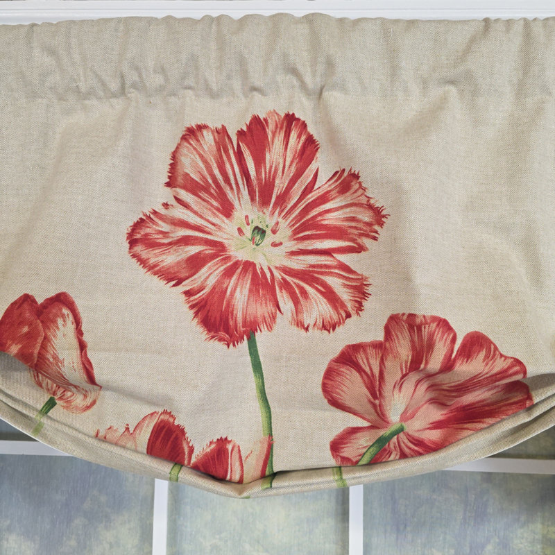 RLF Home La Tulipe Butterfly Valance, Beige