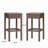 Outdoor PE Rattan Backless Barstools