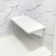 Ella 26 in. W Rectangular Corner Acrylic Shower Seat in White
