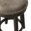 Tabouret d'appoint Trelawny avec cuir tabac