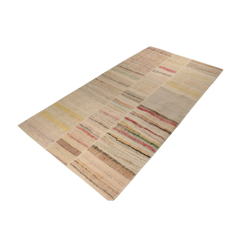 One-of-a-Kind 3'11" X 8' Hand Knotted Area Rug