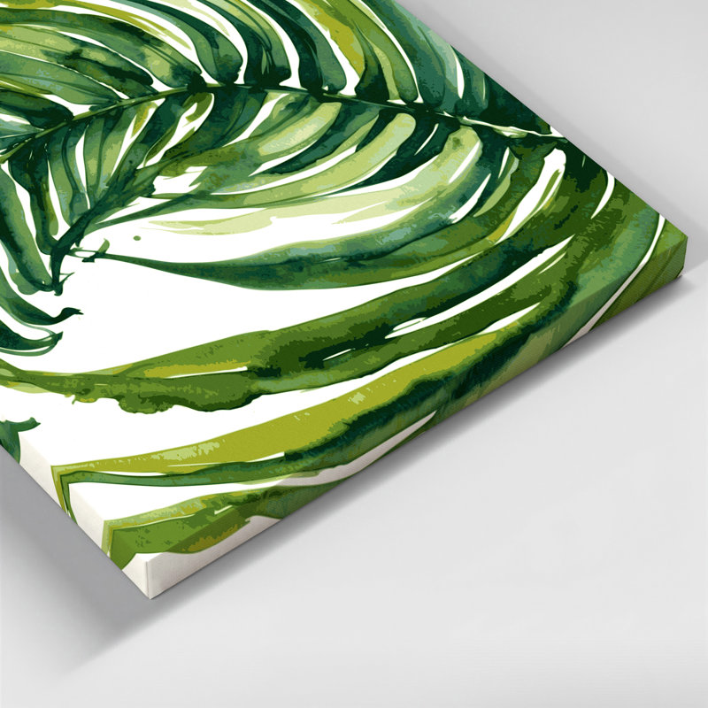 Art mural sur toile Botanical Asplenium, H 11 po x l 14 po