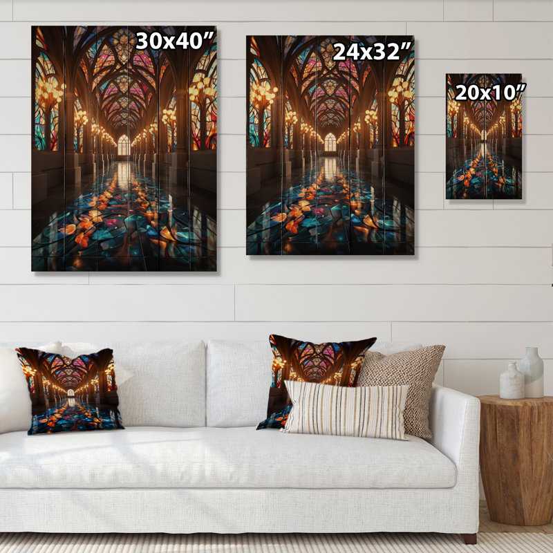 Art de l'Islam, Nasir Almulk, impression sur bois, H 20 po x l 10 po x P 0,78 po