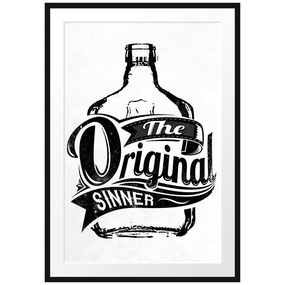 Gerahmtes Poster The Original Sinner Light