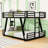 Metal Bunk Bed with Dual Ladders-128781466