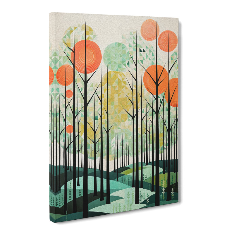 Spring Forest Constructivism - Print, 50cm H x 35cm W x 3cm D