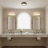 Meastro 1-light  Black With Brass Accent Integrated Led Flush Mount-2091883260