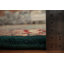 Luxueux tapis oriental Agra 4 x 6 dans de riches tons verts et rouges