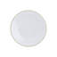 Alligator White Bone China Salad/Dessert Plate