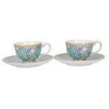 Maxwell & Williams Teas & C's Kasbah Rose 85ml Espresso Cup and Saucer Set