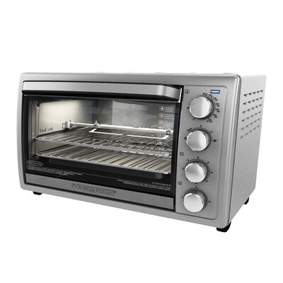 Black + Decker Rotisserie Countertop Convection Toaster Oven, Stainless Steel, TO4314SSD -  BLACK+DECKER