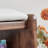 Minimalist Shoe Changing Stool 6 Pair Solid Wood Shoe Storage Bench