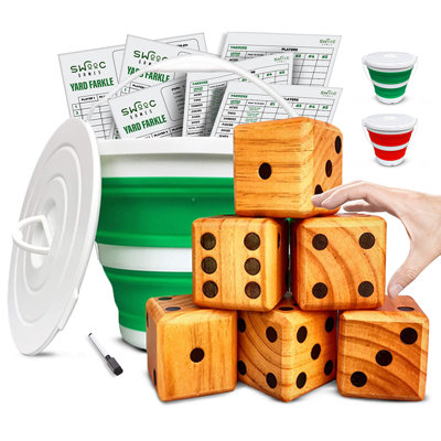 Jeu de société géant Yardzee & Yardkle