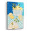  «Tablescape Lemons» par Courtney Prahl, art mural en verre acrylique, 12 po x 16 po