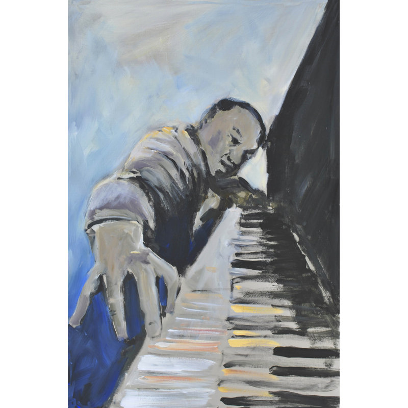 Écoute de la musique II, H 36 po x l 24 po