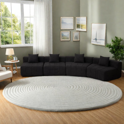 Canapé modulaire en mousse Chenille