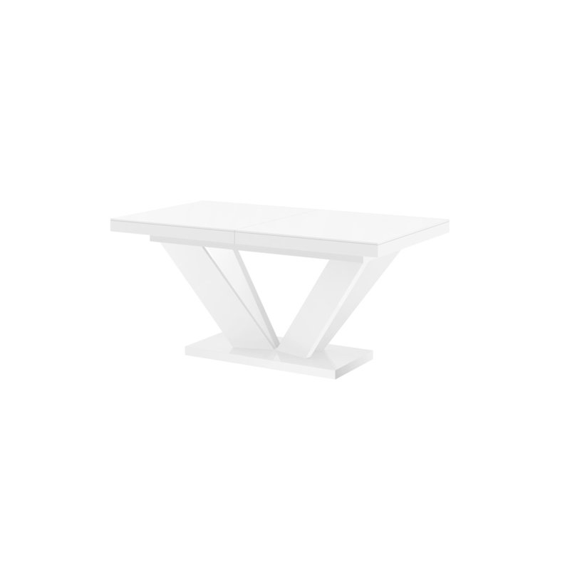 Chingiz Extendable Dining Table, White