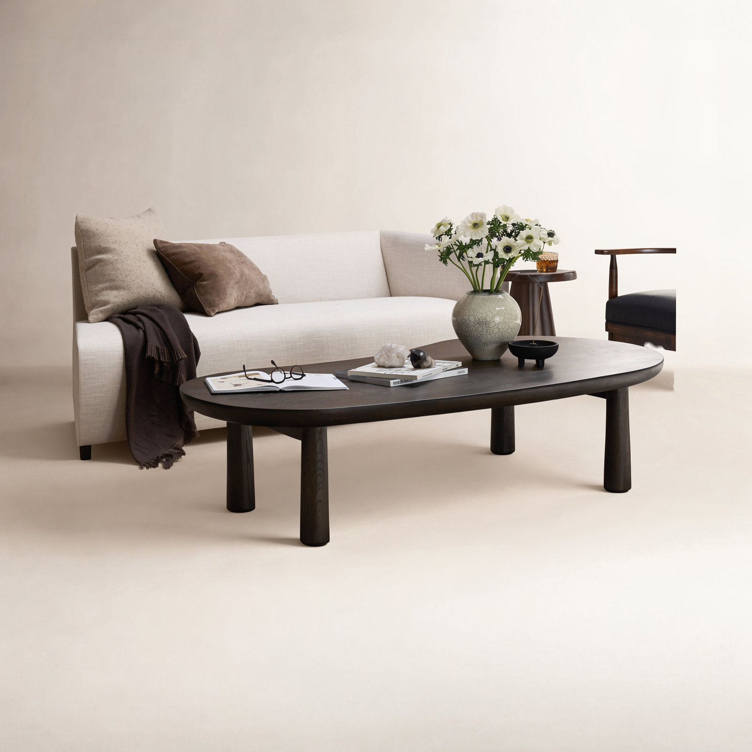 Bridgeway 65" Oak Coffee Table