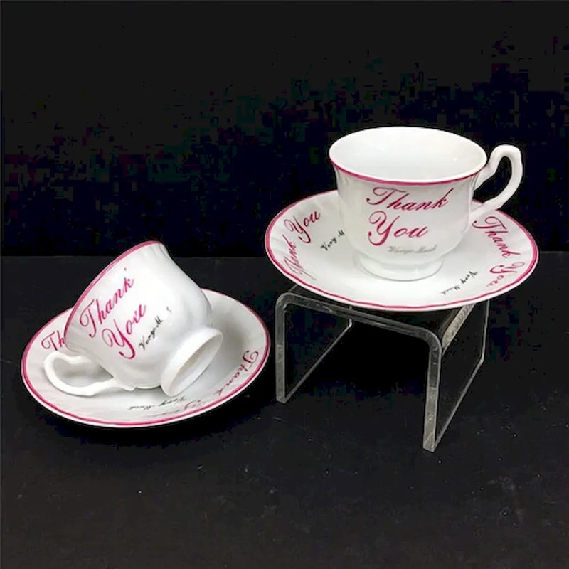 Hivernage Porcelain Teacup and Saucer