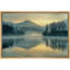"Misty Forest Lake Serene Nature Landscape" Relaxing Art, reproduction d'art sur toile encadrée-107907896-107907900
